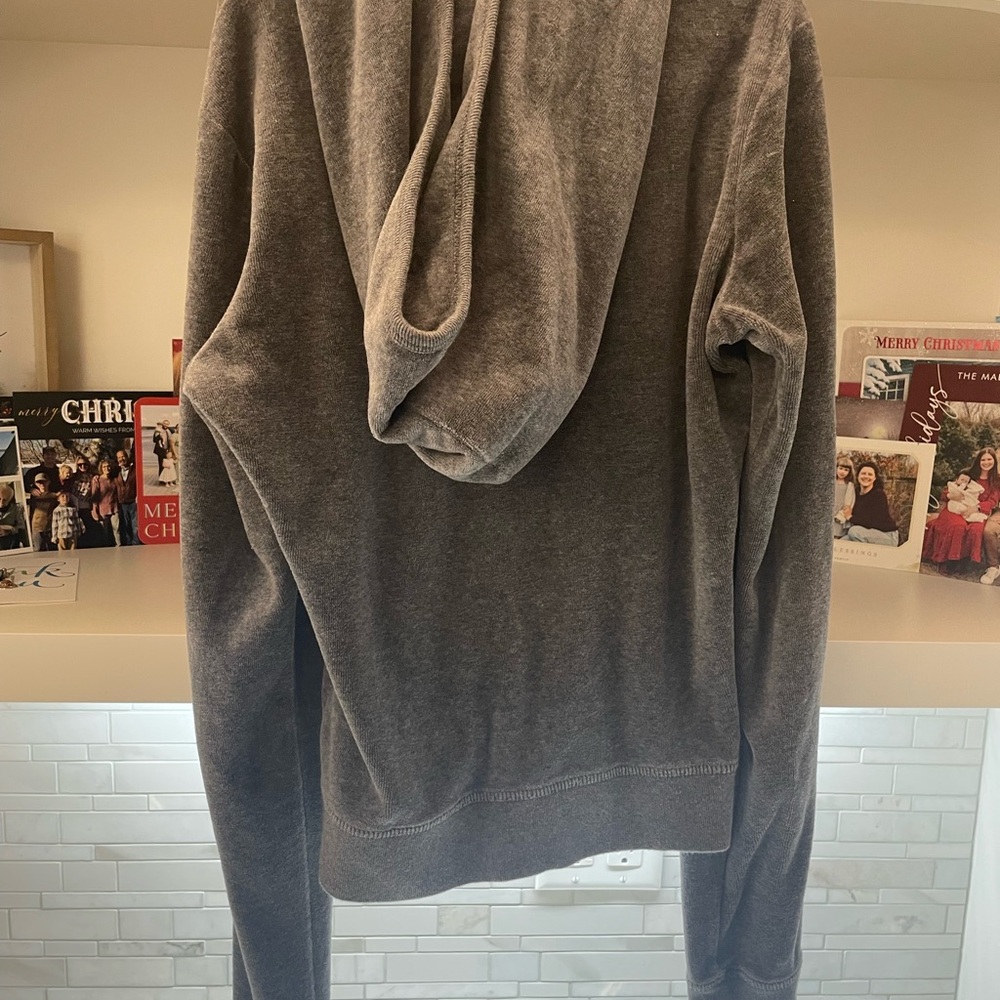 Juicy Couture Women’s Dark Purple and Grey Zip-Up Sweater Bundle 2 Size Small - Picture 5 of 6